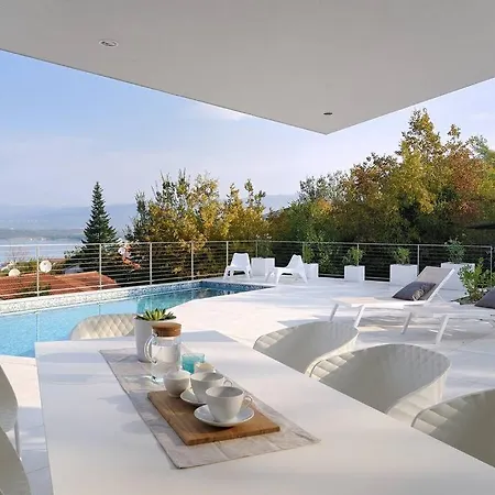 Villa 5*modern Seaview With Private Pool Klimno